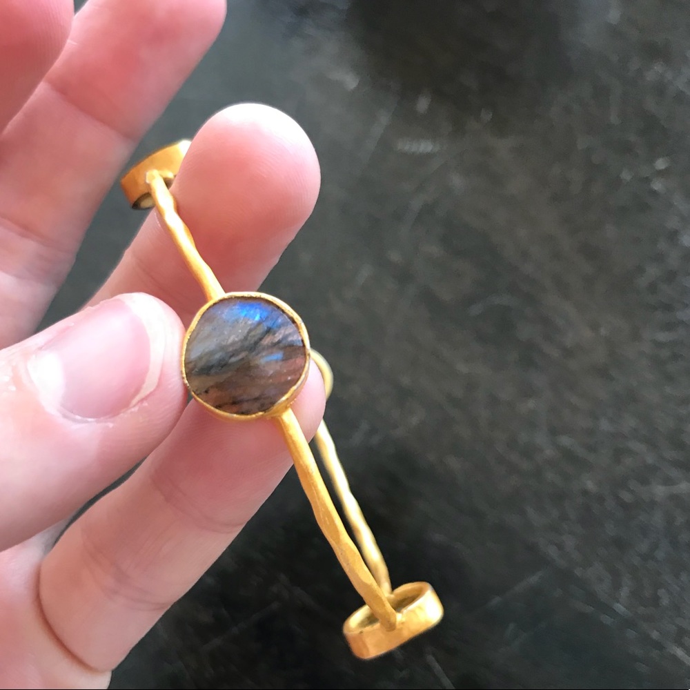 Raw gemstone bangle - Picture 8 of 8